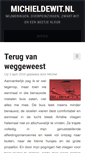 Mobile Screenshot of michieldewit.nl