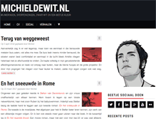 Tablet Screenshot of michieldewit.nl